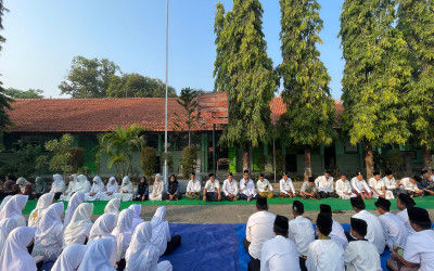 MTsN 3 Mojokerto Gelar Munajat Kemerdekaan, Baca 1.500 Surat Yasin untuk Pahlawan