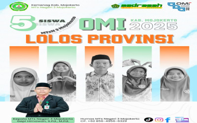 MTsN 3 Mojokerto Rebut Tiket Juara OMI 2025 Tingkat Kabupaten, Siap Melaju ke Provinsi
