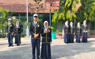 MTsN 3 Mojokerto Gelar Kampanye Pilkosis, Empat Paslon Paparkan Visi-Misi